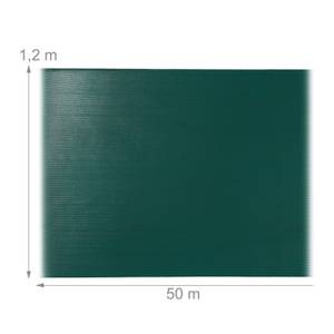 Zaunblende grün 1,20m Breite: 5000 cm