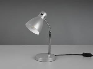 Schreibtischlampe Nachttisch Chrom Titan Silber