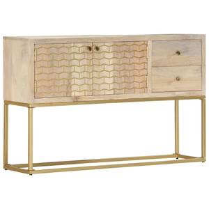 Sideboard 286500 Gold - Massivholz - Holzart/Dekor - 30 x 75 x 120 cm