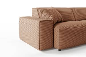 Sofa RANI 3-Sitzer Cord Braun