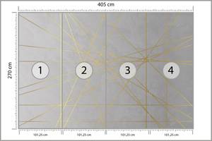 Fototapete BETON geometrische Muster 405 x 270 x 270 cm