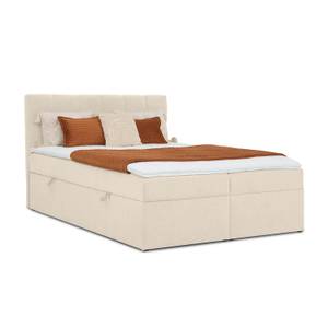 Boxspringbett Moody Ecru - Breite: 160 cm