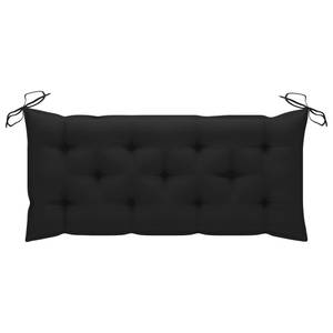 Banc de jardin 3006626-2 Noir - Bambou - 38 x 45 x 118 cm