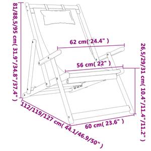 Strandstuhl 3004207-4 (2er Set) Multicolor