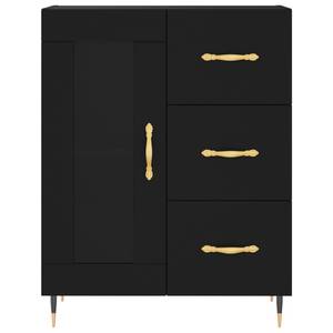 Highboard DE3486 Schwarz - Holzwerkstoff - 34 x 180 x 70 cm