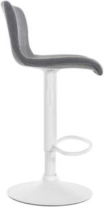 Tabouret de bar Hover Gris lumineux - Blanc