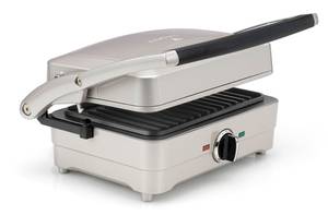 Kontaktgrill Style Silber - Metall - 2 x 2 x 1 cm