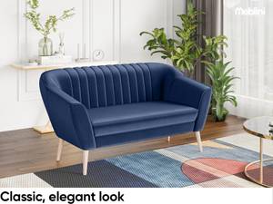 Sofa Kaia (2-Sitzer) Blau