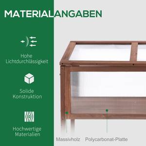 Hochbeet 845-472 Braun - Holzwerkstoff - 50 x 93 x 90 cm