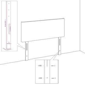 Bettgestell-K-18010 Blau - Breite: 126 cm