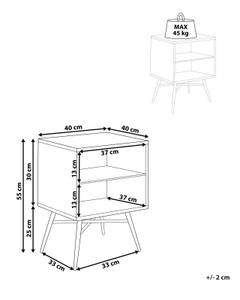 Table de chevet LUBOCK Plaxé