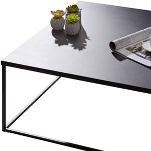 Table basse HILAR Noir - Métal - 80 x 35 x 80 cm