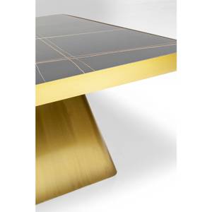 Table basse Miler Doré - Pierre - 80 x 36 x 80 cm