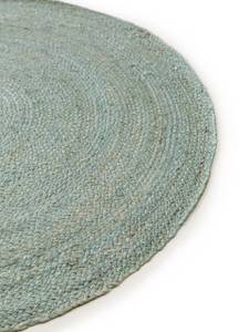 Tapis de jute Jutta Menthe - 115 x 115 cm