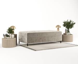 Boxspringbett Currey Beige - Breite: 90 cm - H3