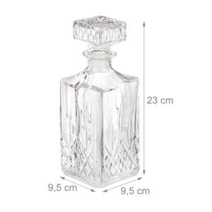 Ensemble whisky carafe et verres Verre - 10 x 23 x 10 cm