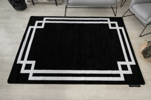 Tapis Hampton Lux Noir 160 x 220 cm