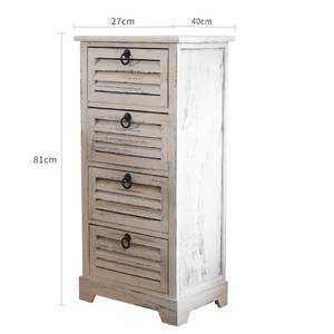 Chiffonnier RE4554 Blanc