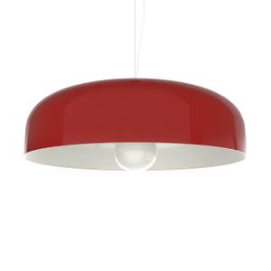 Suspension Tuzzi Rouge - Abat-jour diamètre : 50 cm