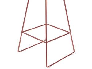 Tabouret de bar BISBEE Noir - Or rose