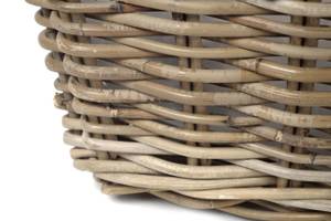 Blumentopf GREYPLANTBOX Grau - Rattan - 24 x 20 x 59 cm