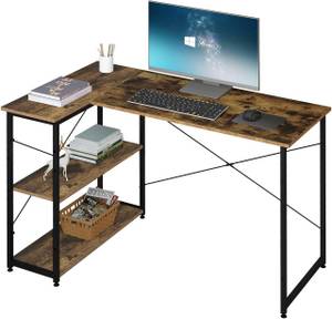 Schreibtisch Nejla Schwarz - Braun