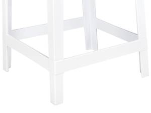 Tabouret de bar WELLINGTON Blanc - Matière plastique - 41 x 99 x 48 cm