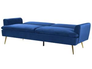 Schlafsofa VETTRE Blau - Gold - Marineblau