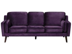 3-Sitzer Sofa LOKKA Eiche Dunkel - Violett