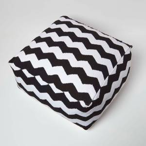 Designer Hocker Pouf Chevron 60 x 30 x 60 cm