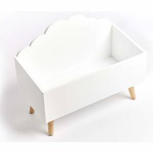 Récipient de rangement CLOUD Blanc - Bois manufacturé - 28 x 45 x 58 cm