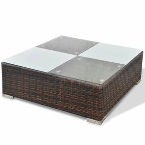 Gartenmöbel-Set Braun - Polyrattan - 74 x 31 x 74 cm