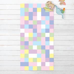 Buntes Mosaik Zuckerwatte 120 x 240 cm