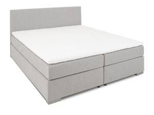 AREZZO Boxspringbett Hellgrau - 180 x 200 cm