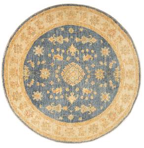 Tapis Kaizar CXLII Bleu - Textile - 150 x 1 x 150 cm