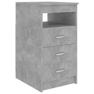 Schreibtisch 3002216 Grau - Holzwerkstoff - 140 x 76 x 50 cm