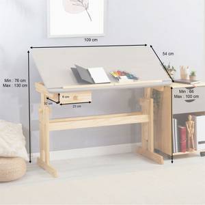 Schreibtisch FLEXI Grau - Holz