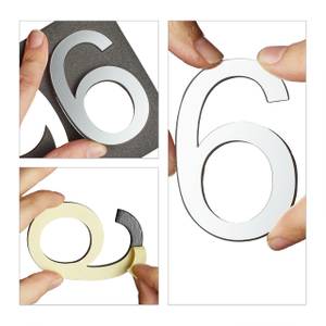Wanduhr DIY Silber - Metall - Kunststoff - 110 x 110 x 4 cm