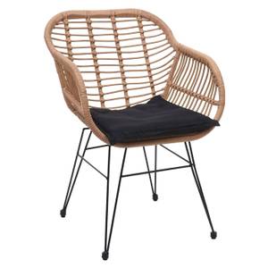 Poly-Rattan Garnitur G17 (3-teilig) Anthrazit - Braun