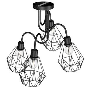 Deckenlampe ARIYAN Schwarz - 60 x 60 cm