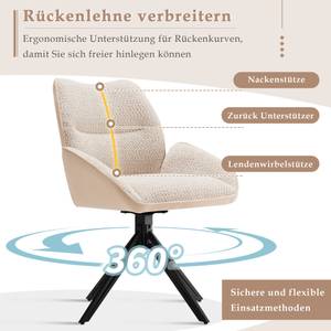 Drehstuhl VELVRest360° (4er Set) Beige - 4er Set