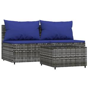 Garten-Lounge-Set 3029630-3 (3-teilig) Blau - Grau