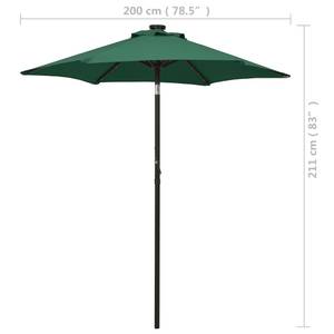 Parasol 3007814 Vert - Métal - Textile - 200 x 211 x 200 cm