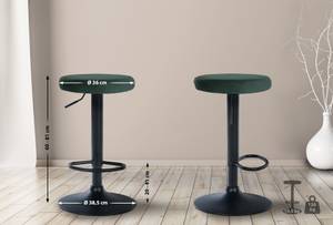 Tabouret de bar Ponte Vert - Noir