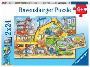 Puzzles viel Arbeit auf der Baustelle Kunststoff - 4 x 19 x 28 cm