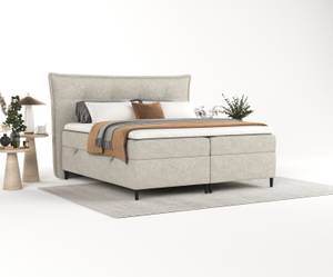 Premium Boxspringbett LasPalmas Beige - Breite: 193 cm