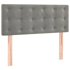 Boxspringbett 3017268-20 Hellgrau - 120 x 203 cm