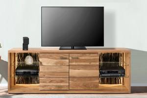 Lowboard TV-Board KATI Beige - Massivholz - Holzart/Dekor - 40 x 63 x 200 cm
