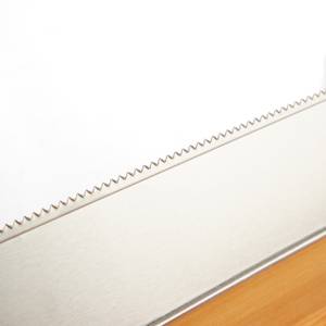Folienspender für die Schublade Braun - Silber - Bambus - Metall - 40 x 6 x 13 cm