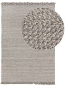 Tapis de laine Lars Gris lumineux - 160 x 230 cm